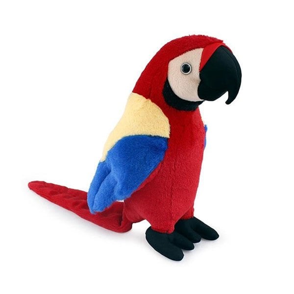 Papağan Peluş Kırmızı 35 Cm