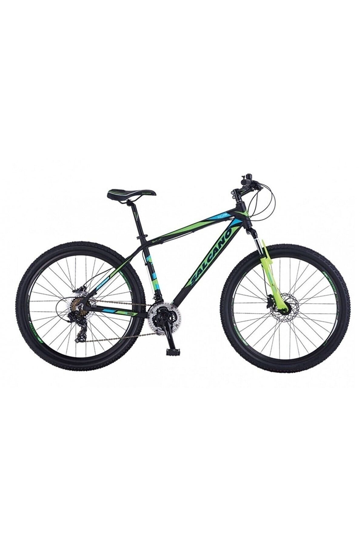 Salcano NG650 29 HD 19'' Hidrolik Disk Fren 29 Jant (185 cm ve üzeri Boy) 21 Vites Dağ Bisikleti-Mat Siyah Yeşil Turkuaz