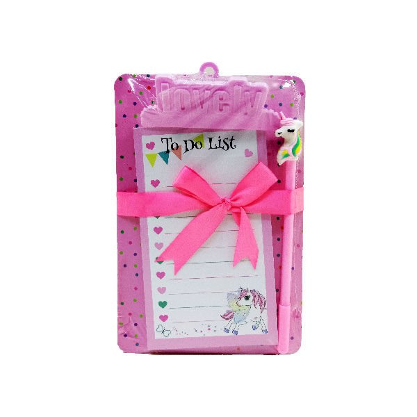 Kalemli Liste Defteri Unicorn Pembe