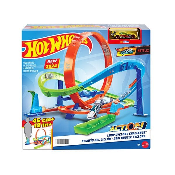 Hot Wheels Bumerang Çemberli Yarış Pisti