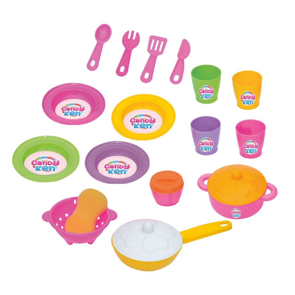 Dede Candy & Ken Bulaşıklık Set