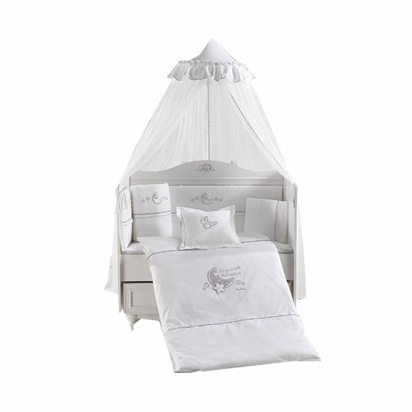 Pierre Cardin Moon And White Bebek Karyolası Bebek Uyku Seti