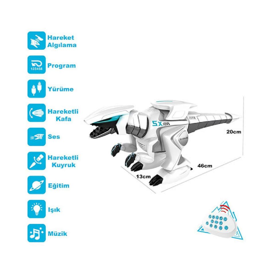 Vardem Etkileşimli Robot Dinozor