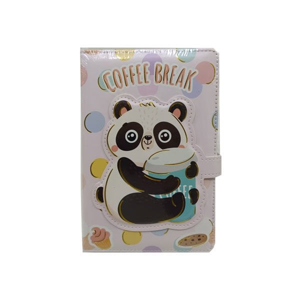 Panda Mıknatıslı Defter Renkli