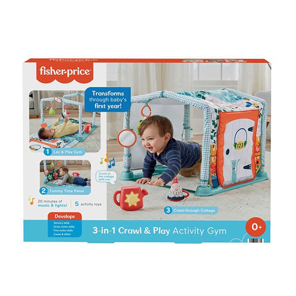 Fisher-Price 3'ü 1 Arada Sevimli Kulübe Jimnastik Merkezi