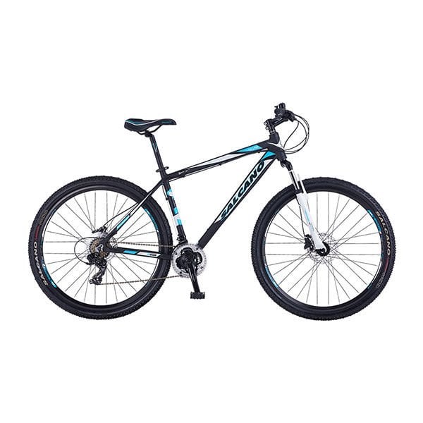 Salcano NG750 29 HD 29 Jant 19'' (185 cm ve üzeri Boy) Hidrolik Disk Fren Dağ Bisikleti Mat Gri Beyaz Turkuaz