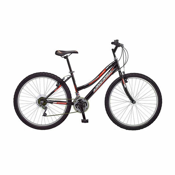 Salcano Excel 26 Lady  26 Jant (155-170 cm) Pabuç Fren 21 Vites Dağ Bisikleti Siyah Kırmızı