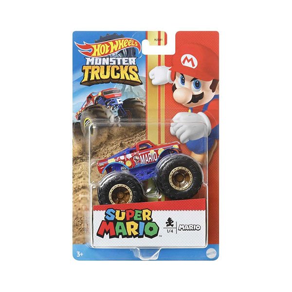 Hot Wheels Monster Trucks Gösteri Dünyası Super Mario