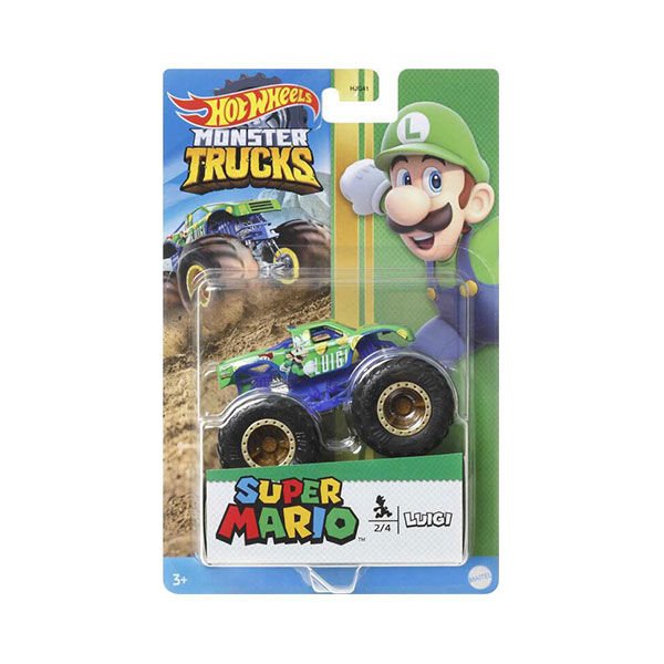 Hot Wheels Monster Trucks Gösteri Dünyası Luigi