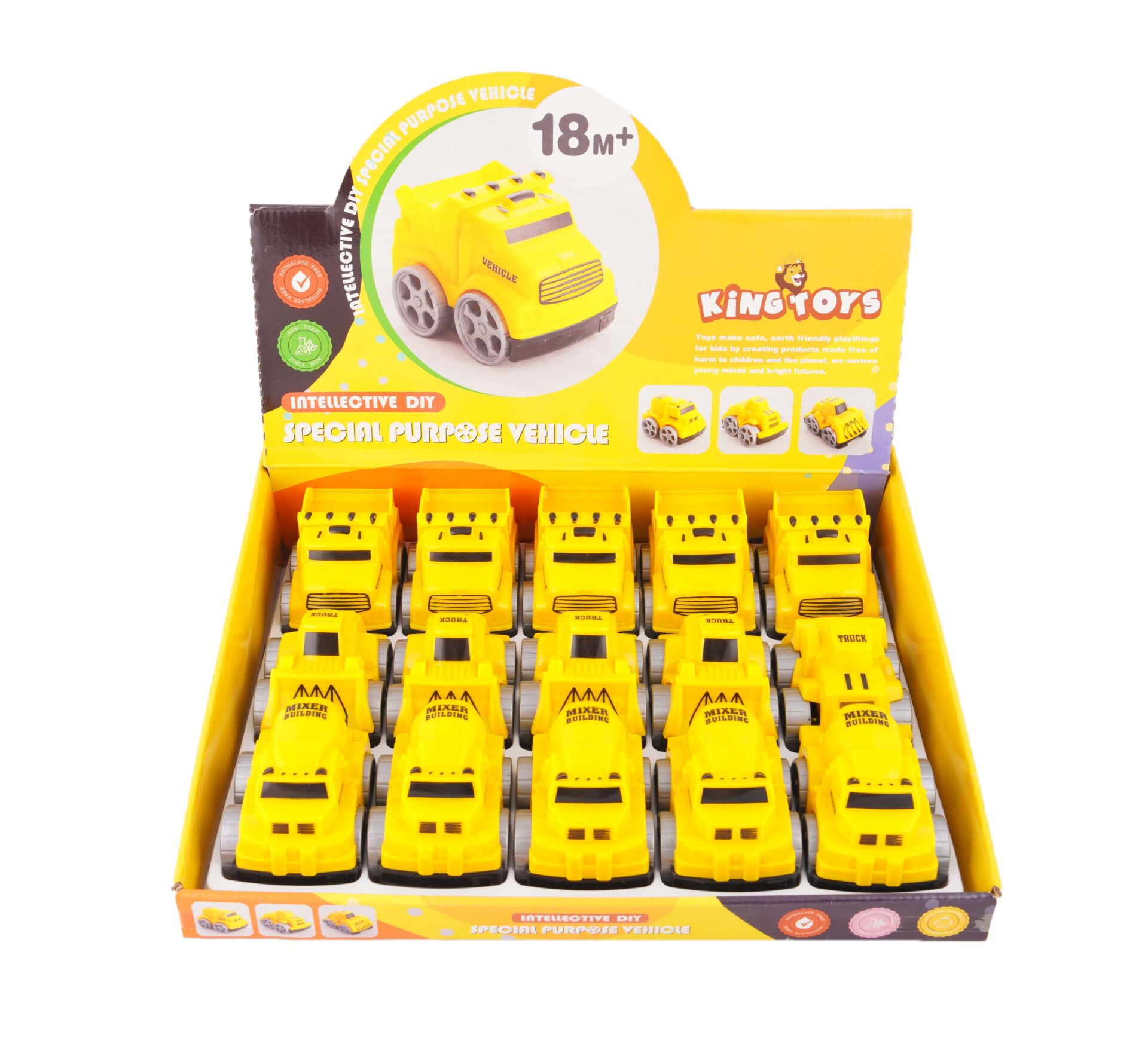 King Toys ENG-1094 Mini İnşaat Araçları