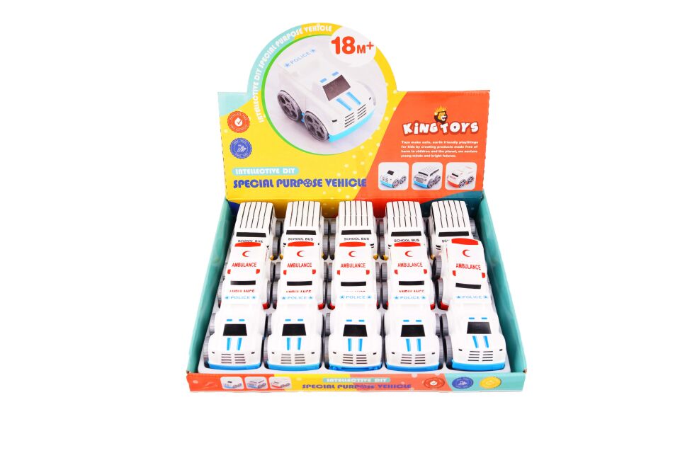 King Toys ENG-1093 Mini Kırılmaz Araçlar