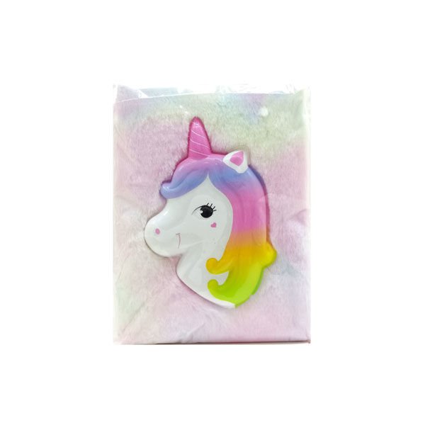 Tüylü Squishy Defter Unicorn