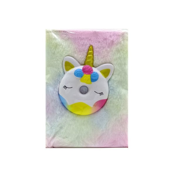 Tüylü Squishy Defter Donut