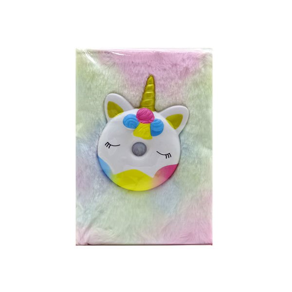 Tüylü Squishy Defter Donut