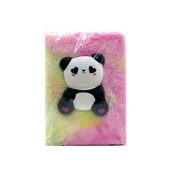 Tüylü Squishy Defter Panda