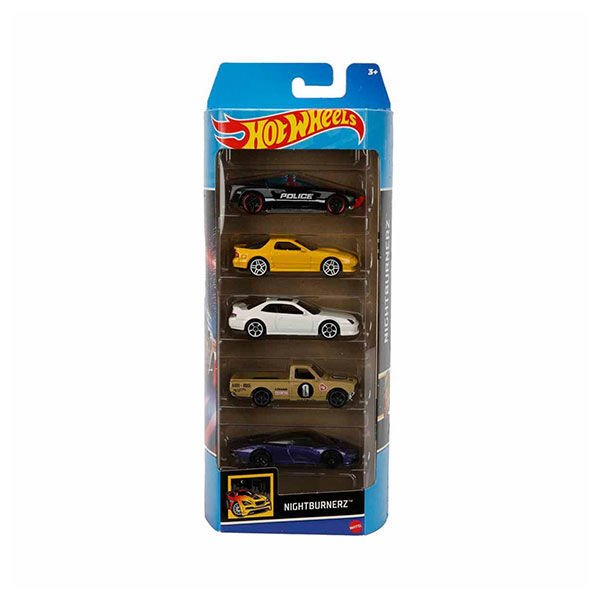 Hot Wheels 5'li Araba Seti Nightburnerz