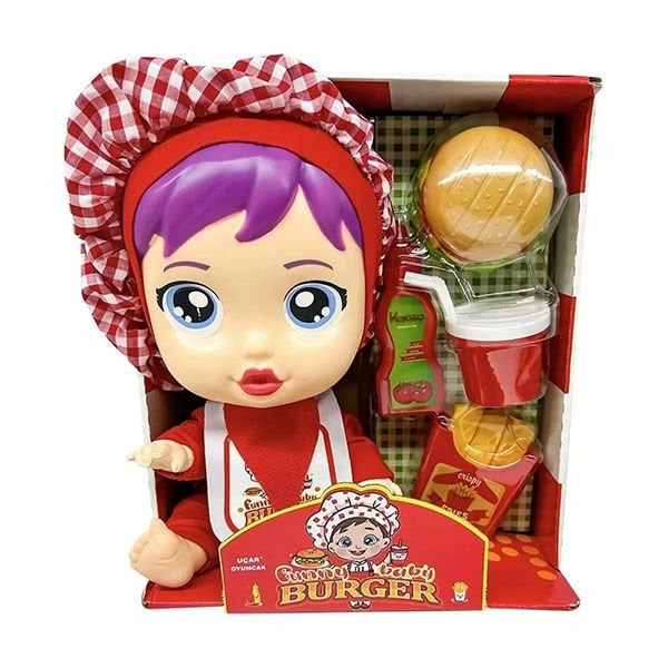 Uçar Oyuncak Funny Baby Hamburger