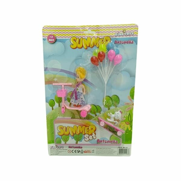 King Toys 1123 Kartela Scooterlı Set
