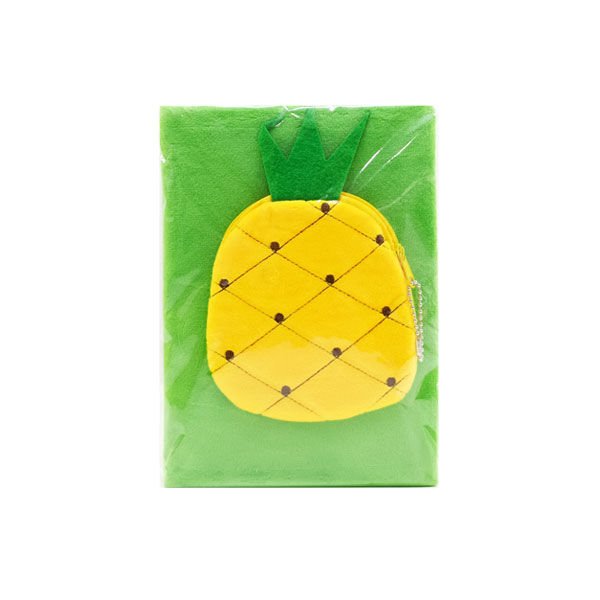 Yumuşak Cüzdanlı Defter Ananas