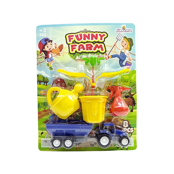King Toys ENG-1115 Traktörlü Funny Farm