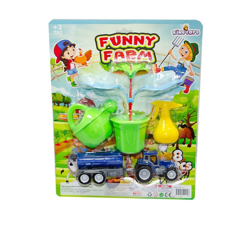 King Toys ENG-1115 Traktörlü Funny Farm