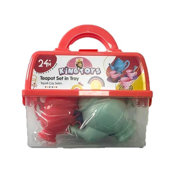 King Toys ENG1141 Tepsili Çay Setim