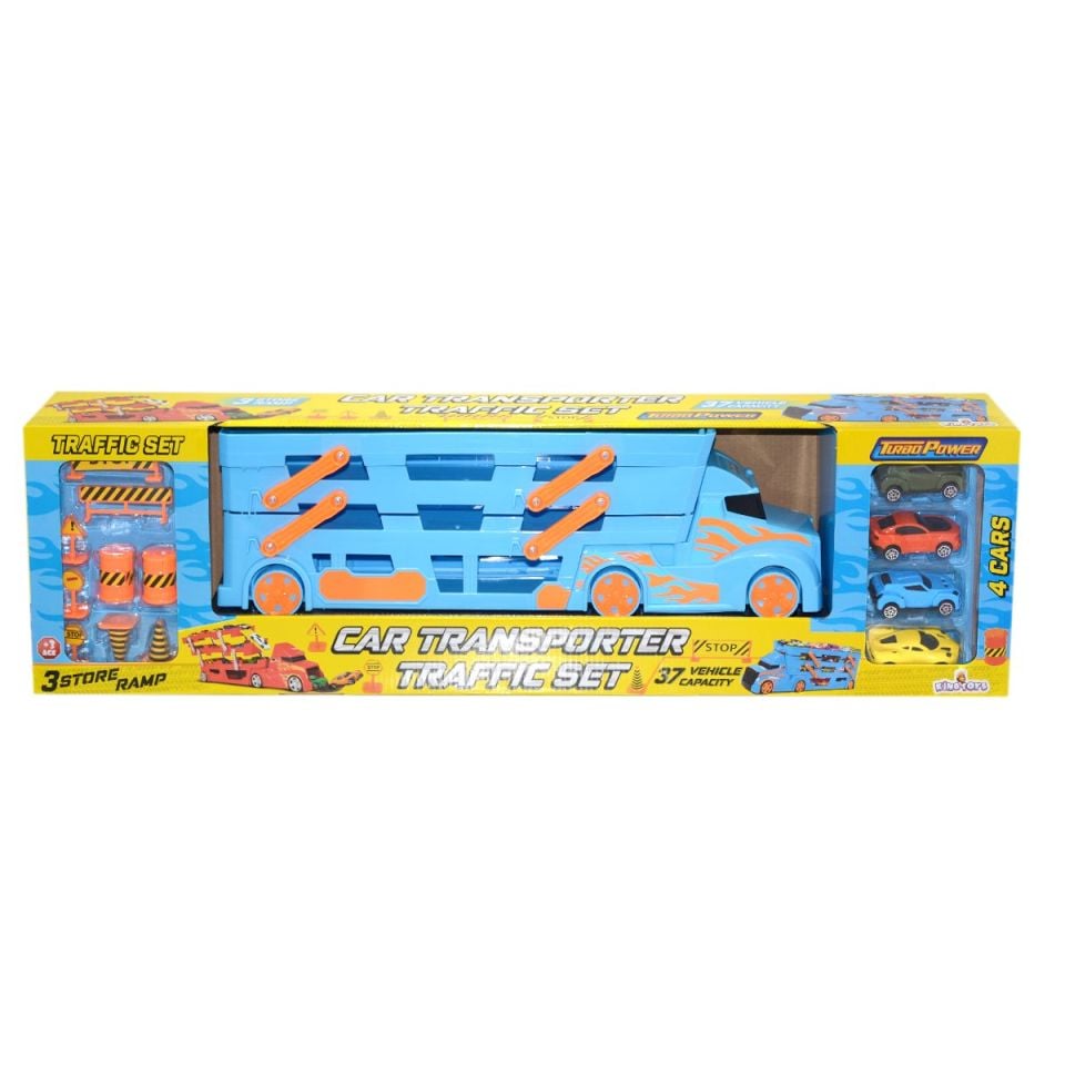 King Toys ENG-1069 Kutulu Trafik Seti Tır