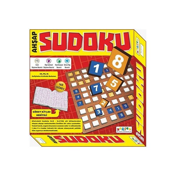 Zekice Ahşap Sudoku