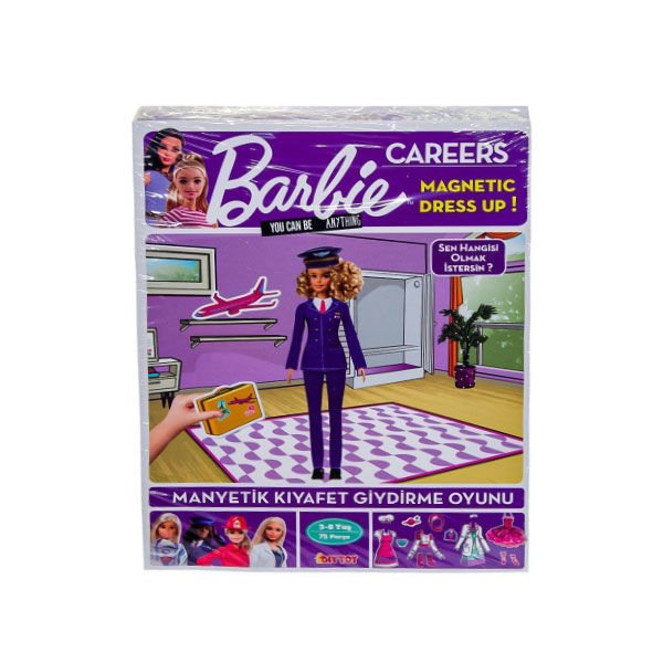 Diy Toy Barbie Kariyer Manyetik Kıyafet Giydirme
