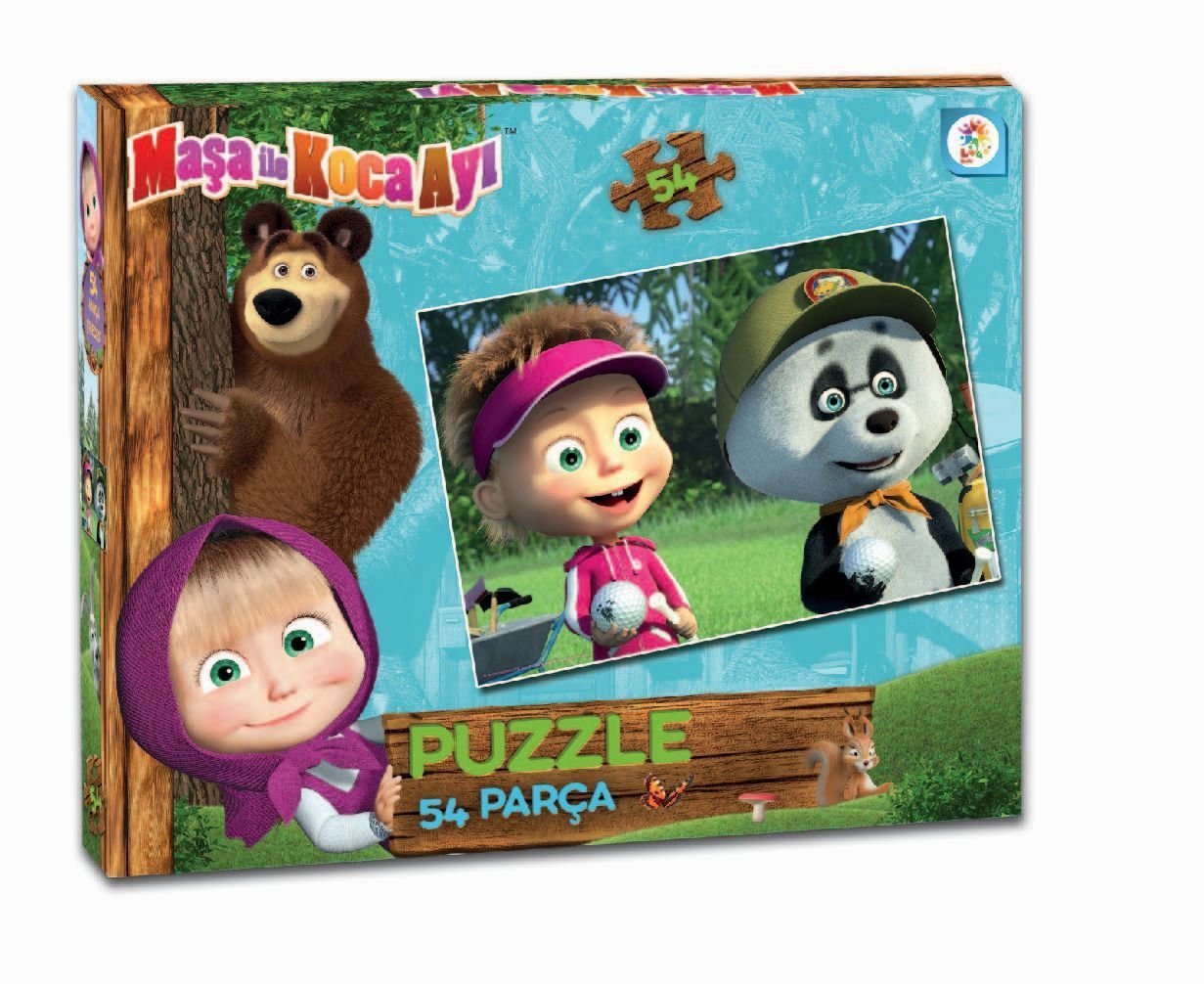 Laço Kids MS7539 Maşa ve Koca Ayı 54 Parça Puzzle