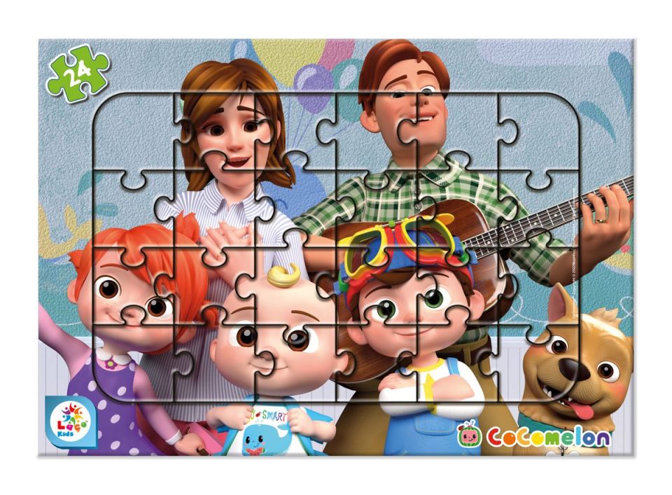 Laço Kids CO7794 Cocomelon 24 Frame Puzzle Aile