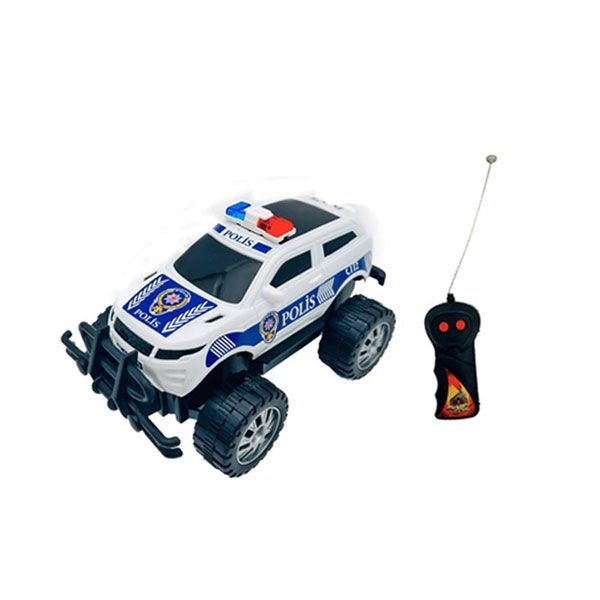 Duman Oyuncak 1:24 2 Fonksiyonlu Uzaktan Kumandalı Kasırga Polis Jeep