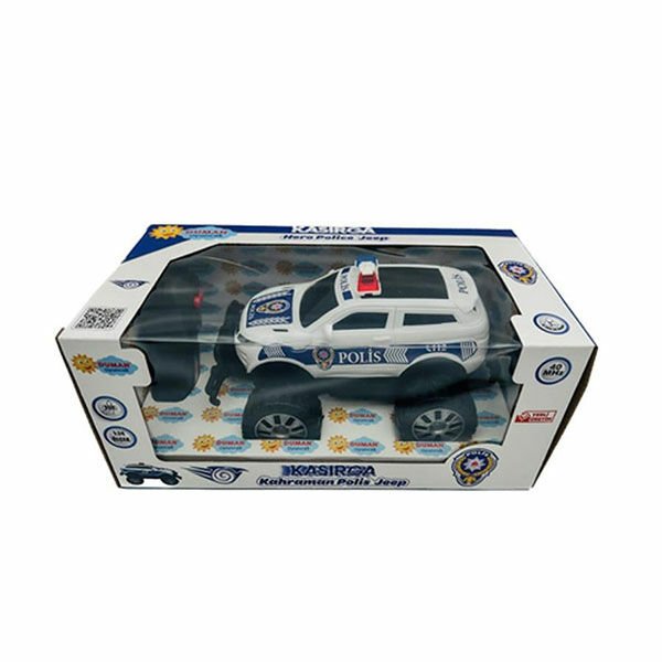 Duman Oyuncak 1:24 2 Fonksiyonlu Uzaktan Kumandalı Kasırga Polis Jeep