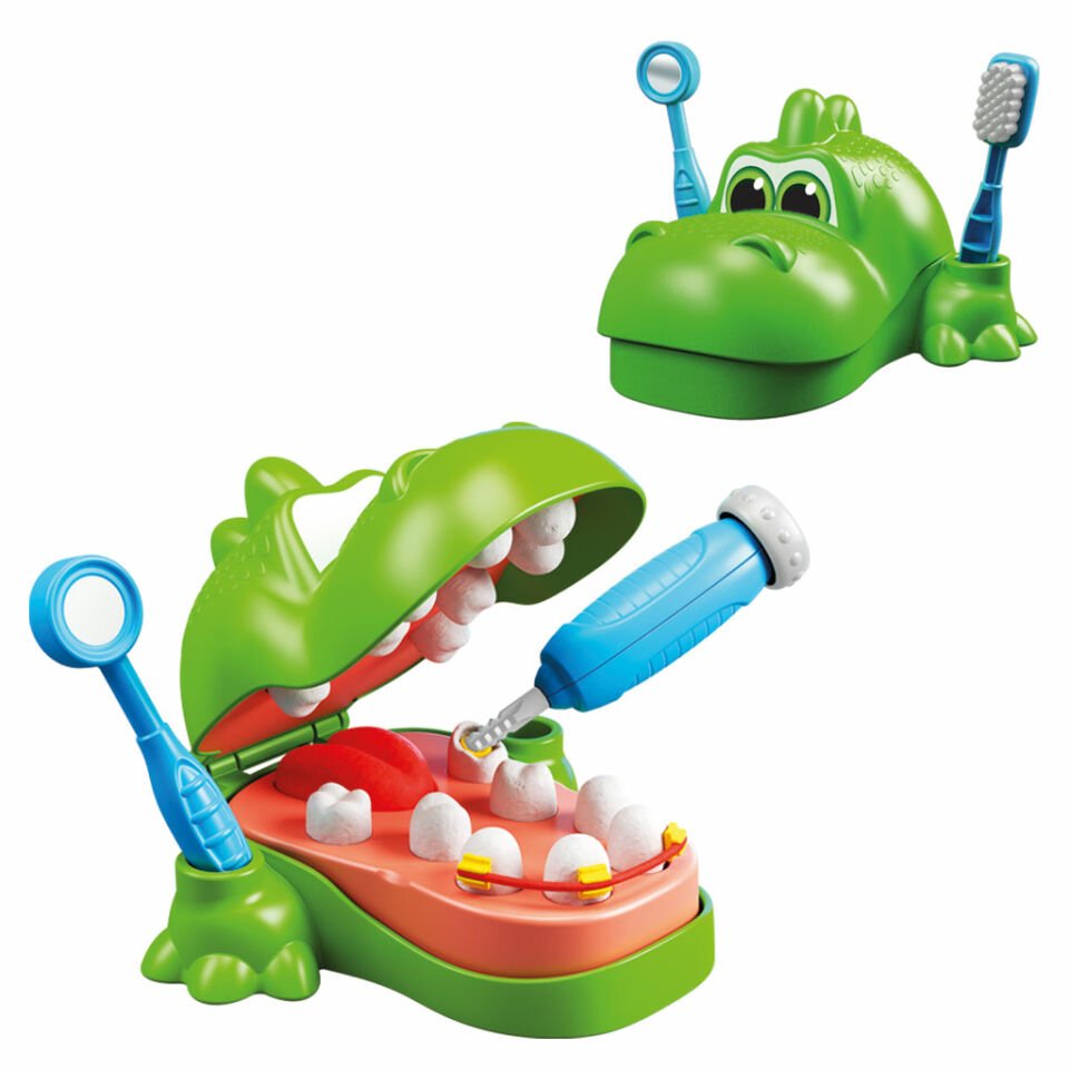 Dede Dinozor Dişçi Oyun Hamur Set