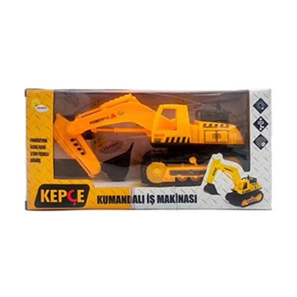 Duman Oyuncak Uzaktan Kumandalı 2 Fonksiyonlu Kepçe İş Makinesi
