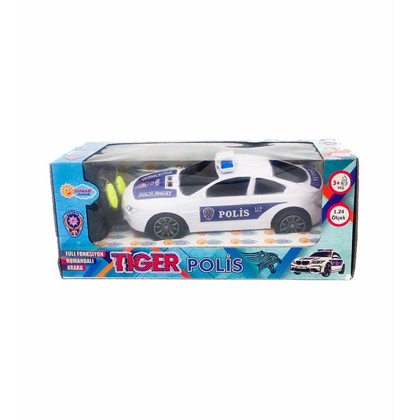 Duman Oyuncak 1:24 Full Fonksiyonlu Kumandalı Tiger Polis Arabası