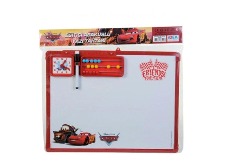 Laço Kids DSN008 Cars Abaküslü Yazı Tahtası