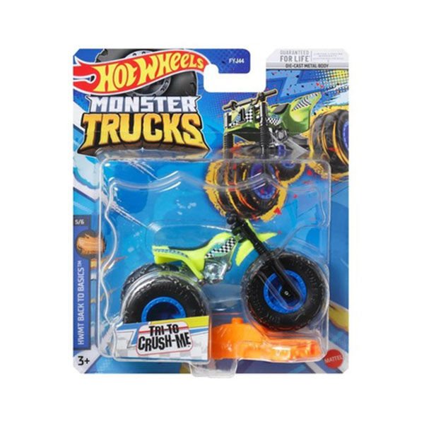 Hot Wheels Monster Trucks Tri To Crush Me