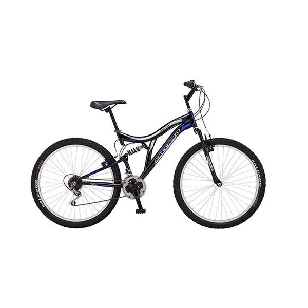 Salcano Hector 24 V 24 Jant (140-155 cm Boy) Pabuç Fren 21 Vites Çift Amortisörlü Çocuk Dağ Bisikleti Siyah Mavi Beyaz
