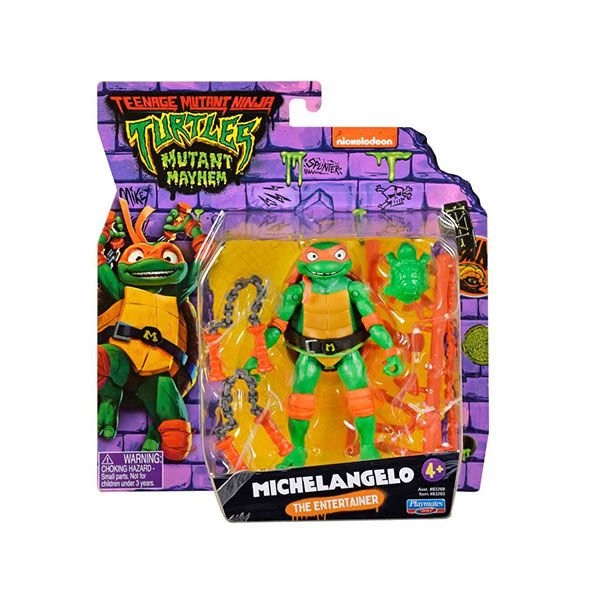 TMNT Mutant Mayhem Michelangelo Figürü