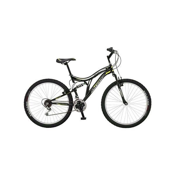 Salcano Hector 24 V 24 Jant (140-155 cm Boy) Pabuç Fren 21 Vites Çift Amortisörlü Çocuk Dağ Bisikleti Siyah Sarı Beyaz