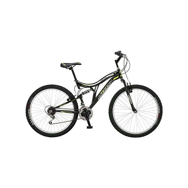 Salcano Hector 24 V 24 Jant (140-155 cm Boy) Pabuç Fren 21 Vites Çift Amortisörlü Çocuk Dağ Bisikleti Siyah Sarı Beyaz