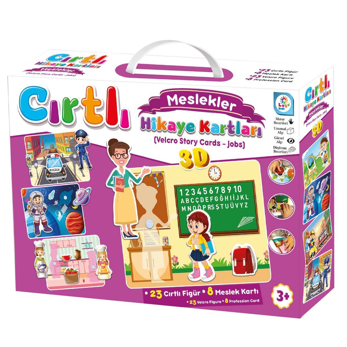 Laço Kids LC7206 Cırtlı Hikaye Kartları Meslekler