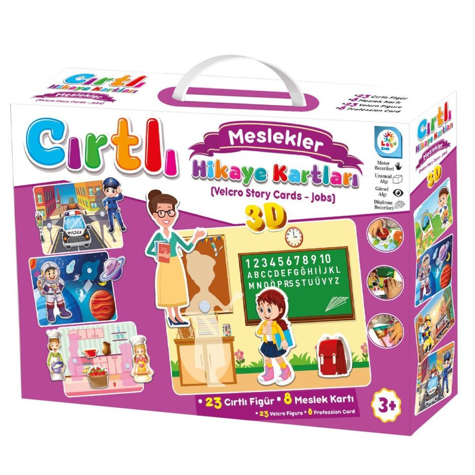 Laço Kids LC7206 Cırtlı Hikaye Kartları Meslekler