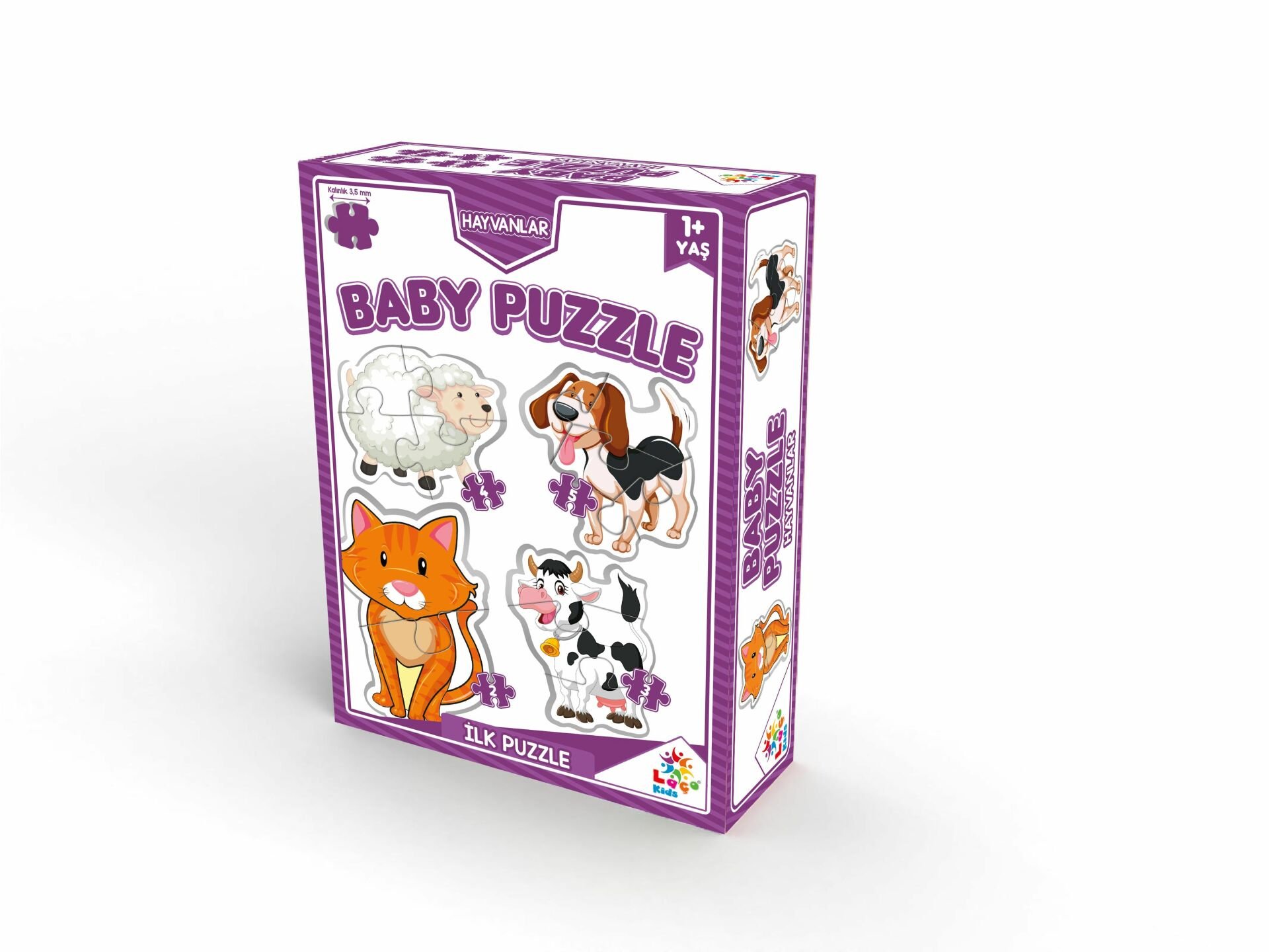 Laço Kids LC7224 Baby Puzzle Hayvanlar