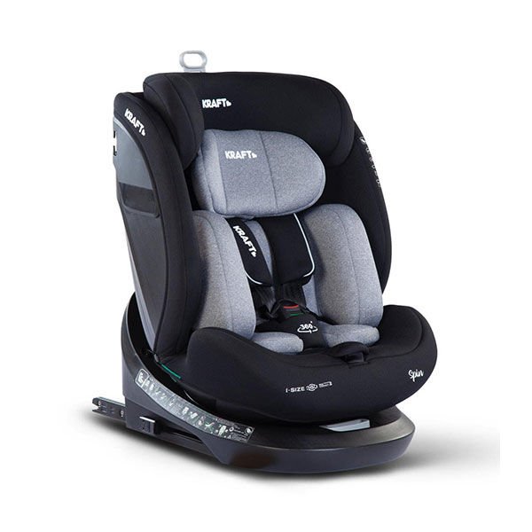 Kraft Spin I-Size 0-36 Kg Oto Koltuğu Siyah
