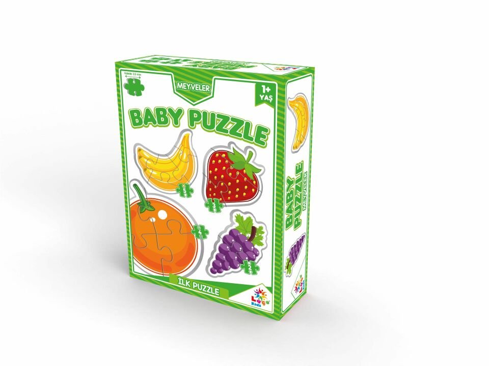 Laço Kids LC7227 Baby Puzzle Meyveler