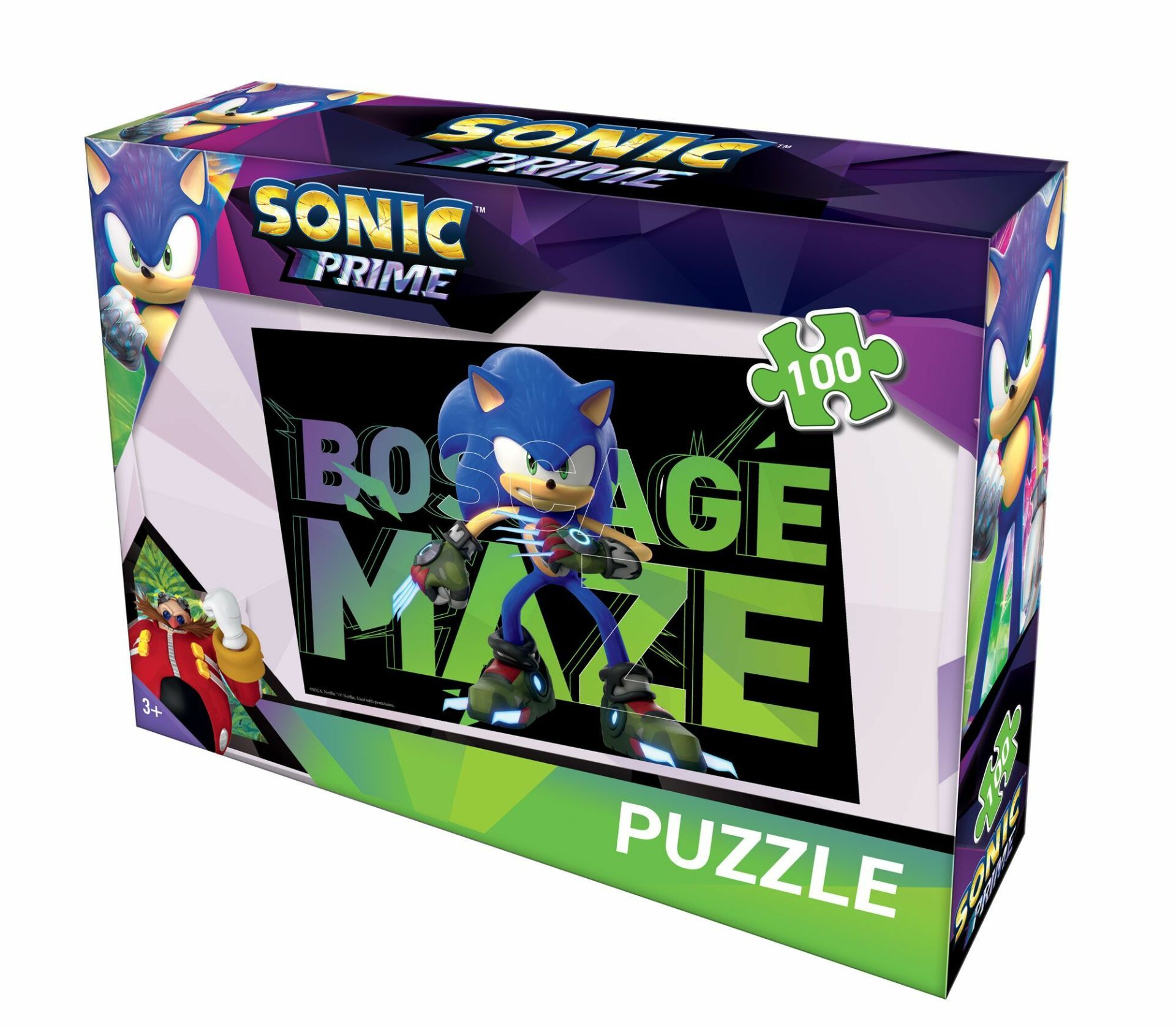 Laço Kids SO7875 Sonic 100 Parça Kutu Puzzle