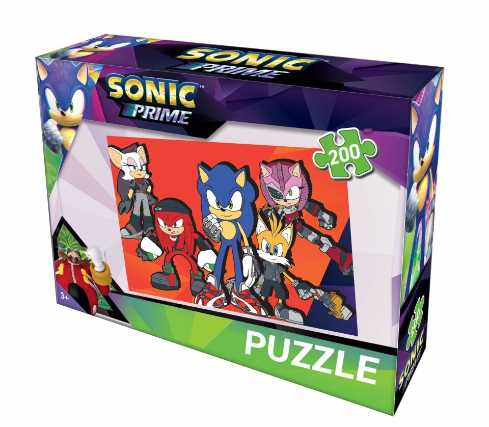 Laço Kids SO7876 Sonic 200 Parça Kutu Puzzle