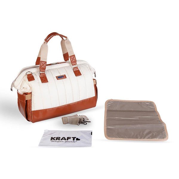 Kraft Lava Bebek Bakım Çantası Krem